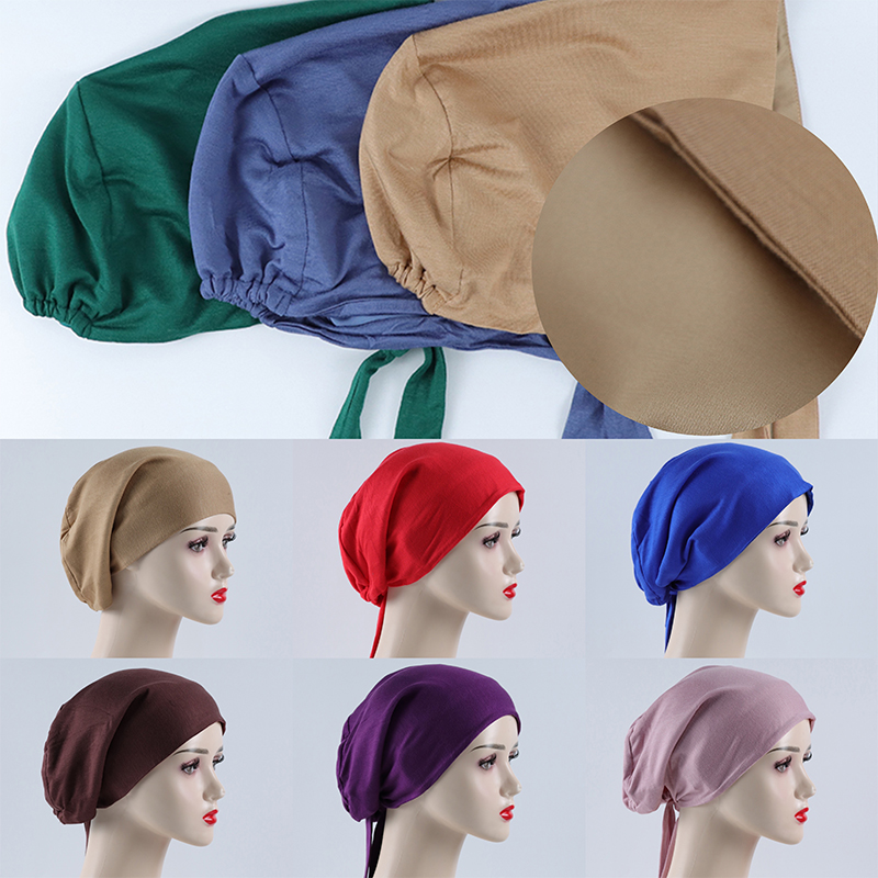 G384 Undercap Hijab elástico adequado para a pele