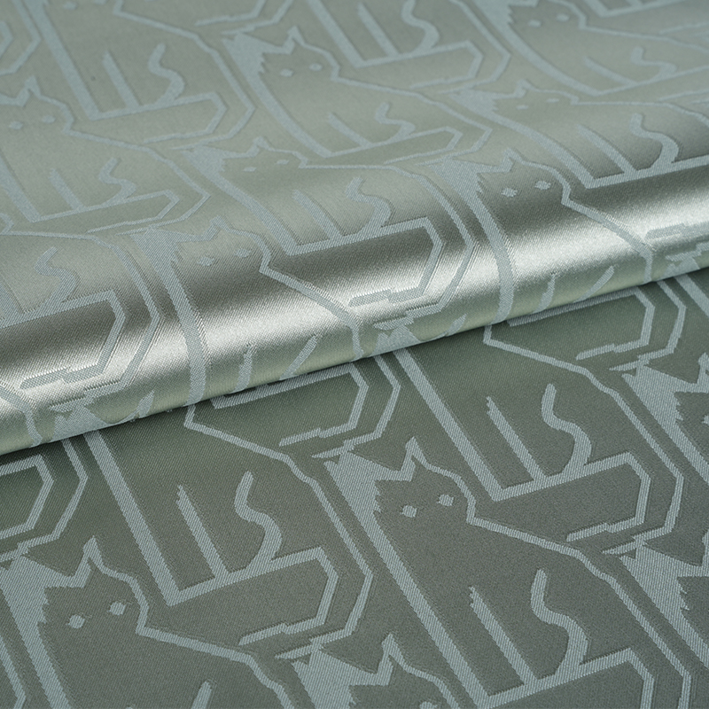 Cabeças de gato irregulares de cetim 75D Stretch