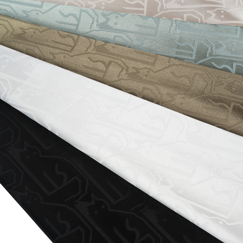 Cabeças de gato irregulares de cetim 75D Stretch