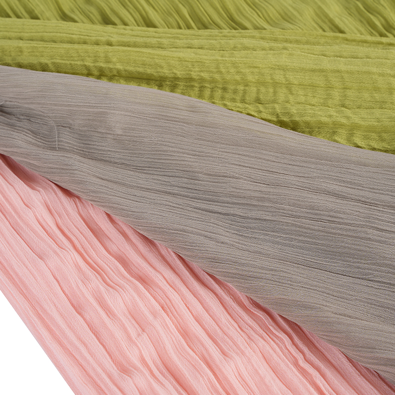 Tecidos plissados ​​de crepe de chiffon 75d