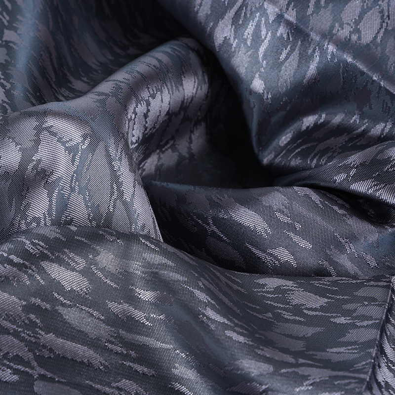 Jacquard catiônico com estampa de leopardo