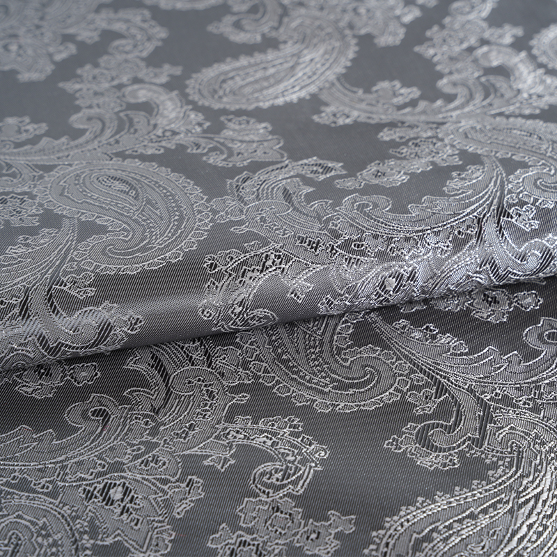 Jacquard de poliéster cátion nêspera