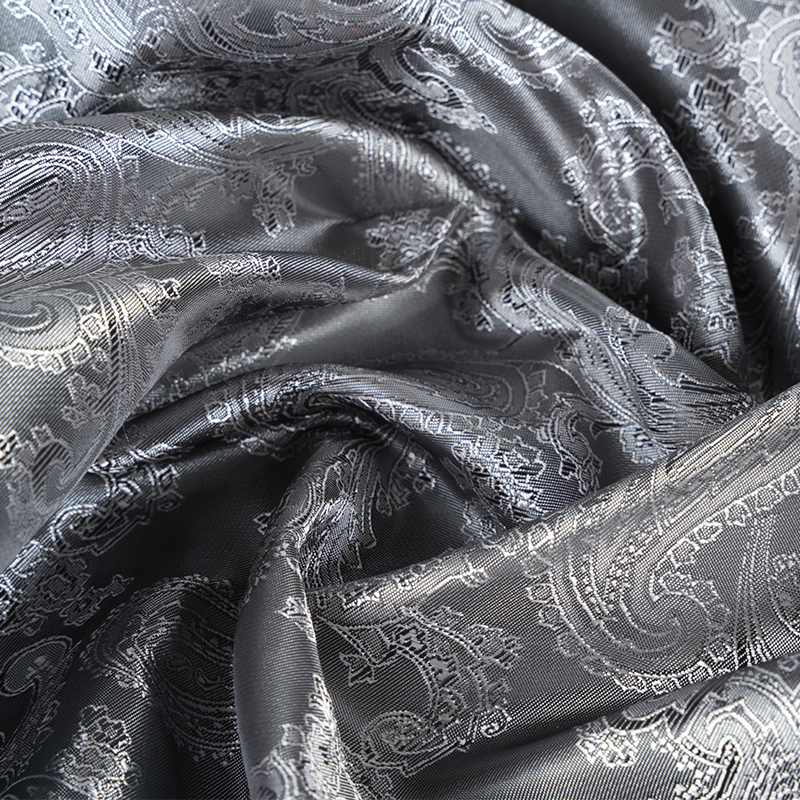 Jacquard de poliéster cátion nêspera