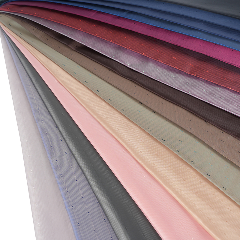 Jacquard de listra de flecha ondulada de filamento branco de poliéster