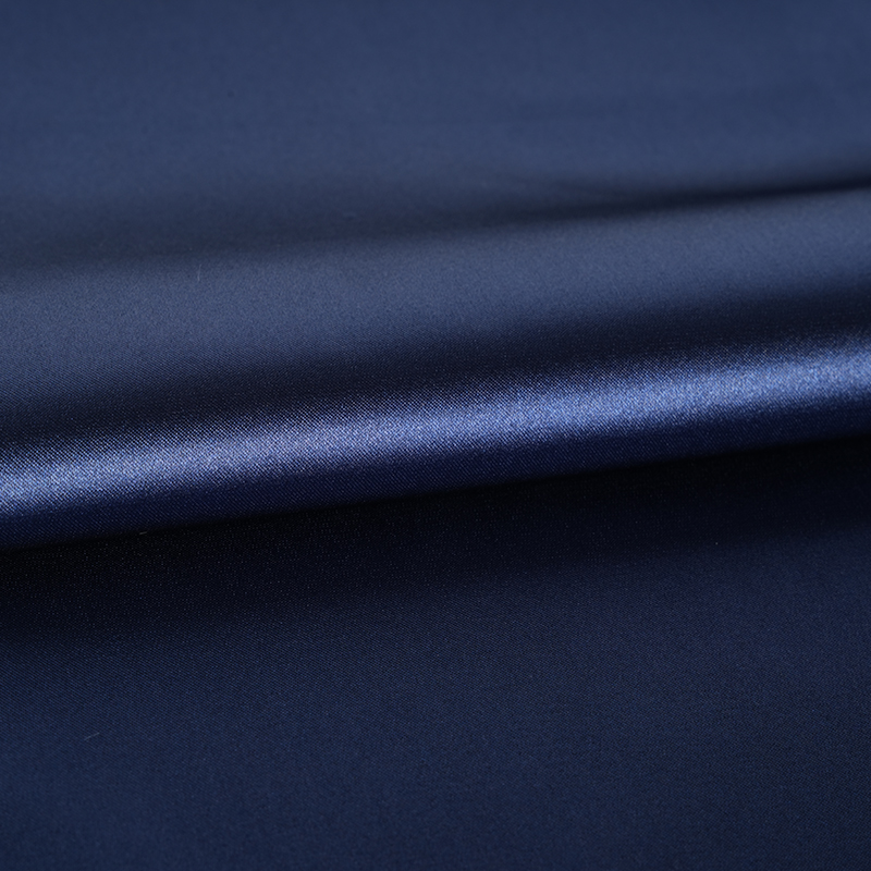 50D*50D tingiu tecido de tingimento de cetim torcido brilhante e elástico