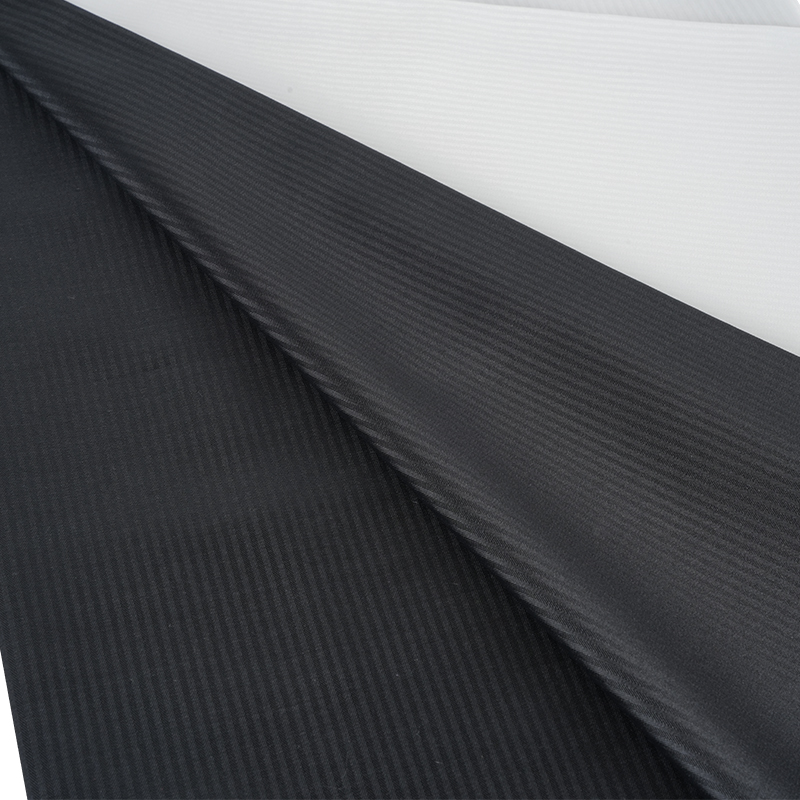 Tecido de bolso com listras de poliéster