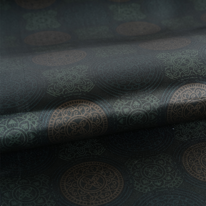 Tecido leve giratório com estampa de sorvete obscuro 180T