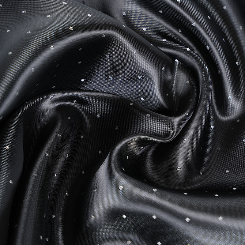 Tecido Jacquard com pontos de cetim PV